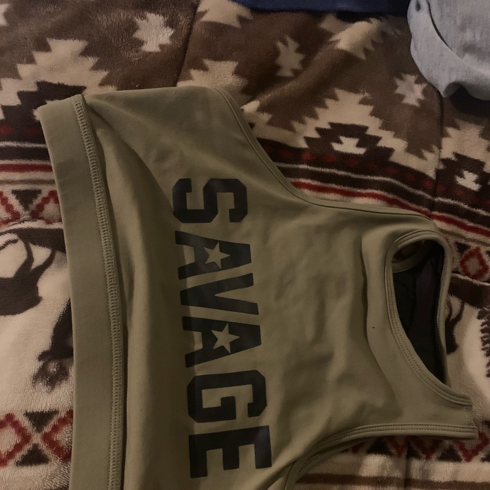 Savage barbell sports bra